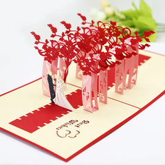 3D Pop Up Valentines Card with Envelope