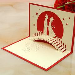 3D Pop Up Valentines Card with Envelope